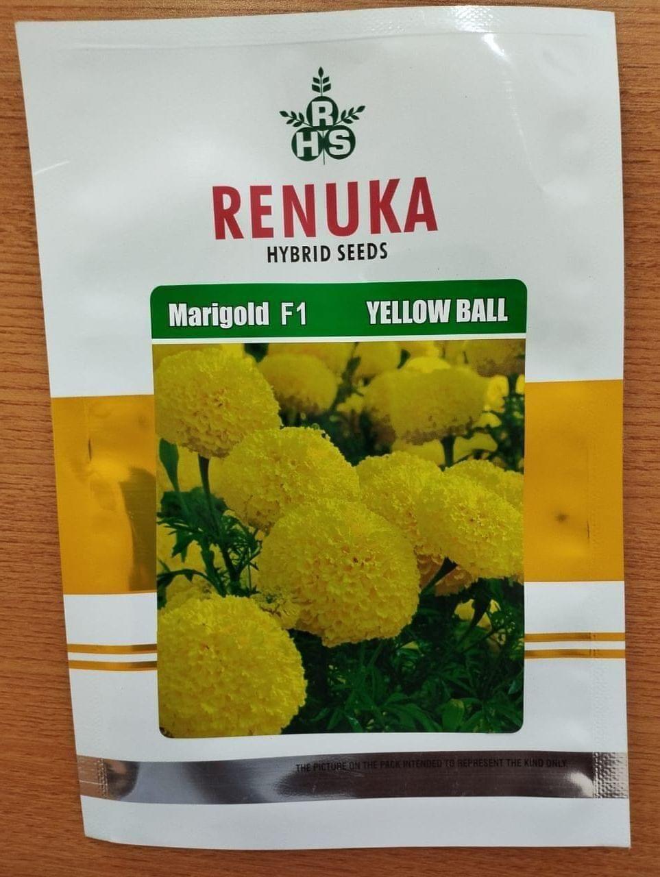 Marigold F1 Yellow Ball